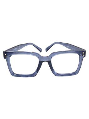 NWOT - JESSICA SIMPSON WOMEN'S READING GLASSES +2.00 - BLUE FRAME